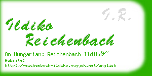 ildiko reichenbach business card